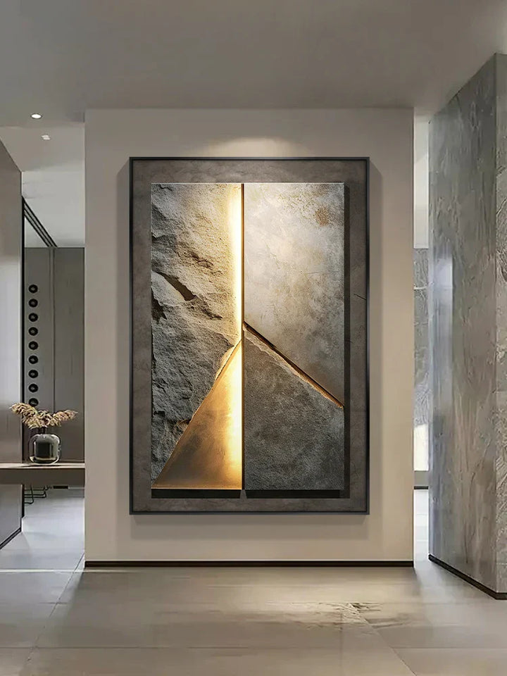 Lisslune | New Rock Texture Led Porcelain Wall Lamp