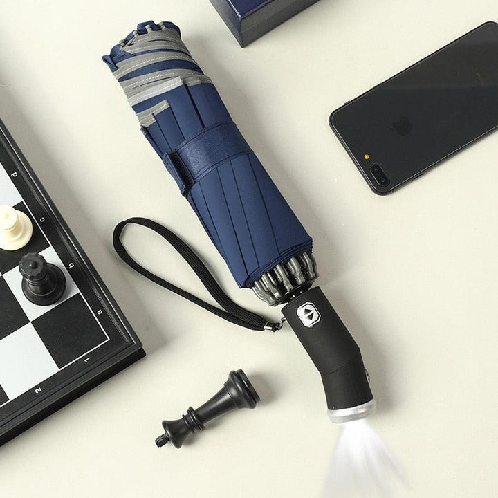 Lisslune | RainGuard LED Umbrella: Elevate your adventures on rainy days