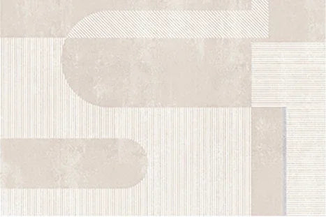 Rynx | Minimalist Beige Art Stripe Carpet Comfortable Luxury Bedroom Rugs Soft Large Area Living Room Carpet Abstract Lines Balcony Rugs