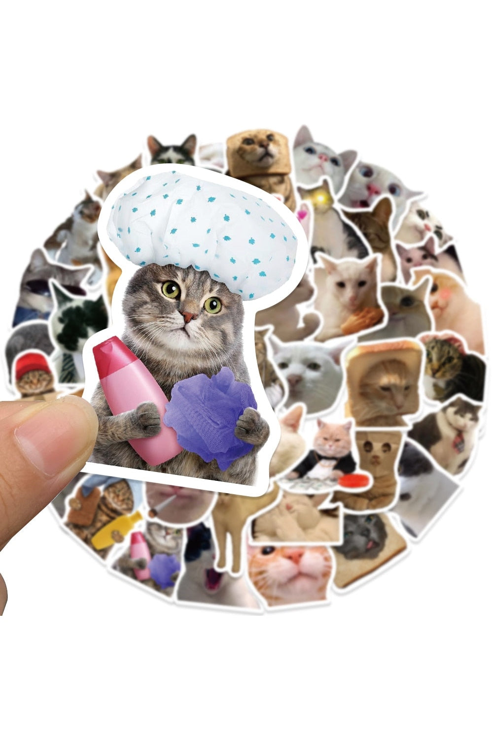 Lisslune | Cat Fun Stickers 50 Pieces