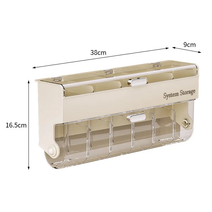 Rynx | Wall-mounted drawer organizer Multifunctional transparent sock organizer Underwear organizers with classified storage for the closet