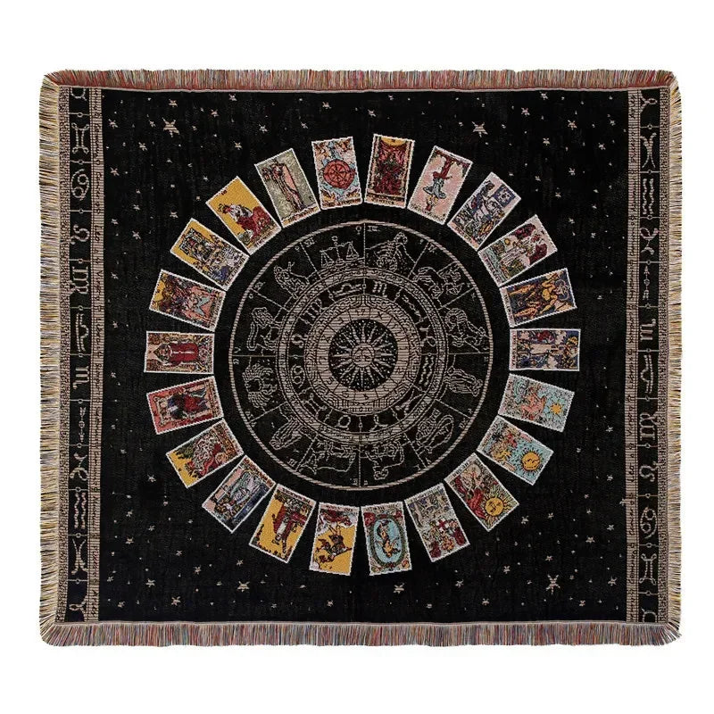 Lisslune | Sun & Flowers Wall Tapestry Blanket