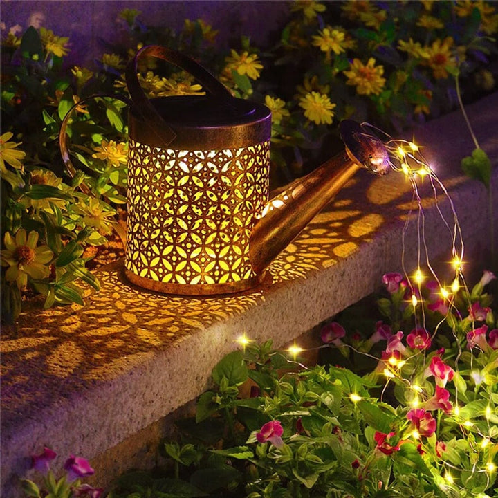 Lisslune | Garden Watering Solar-Powered Can Patio Light