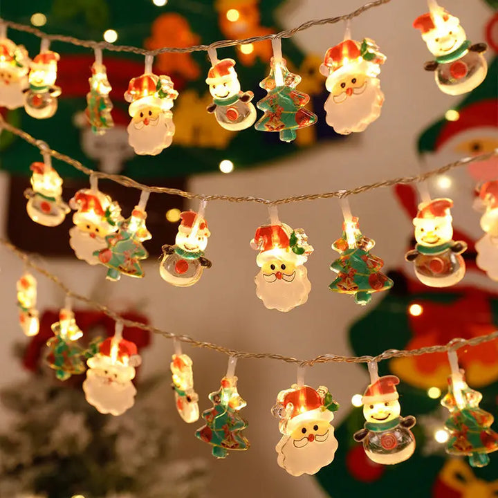 Rynx Christmas Tree LED Fairy Light String 1.5M 10LED Xmas Hanging Light Fairy Light Garland Home Decor Ornament New Year Gifts