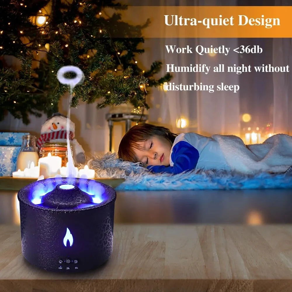 Lisslune | Portable ultrasonic aromatherapy humidifier with night light