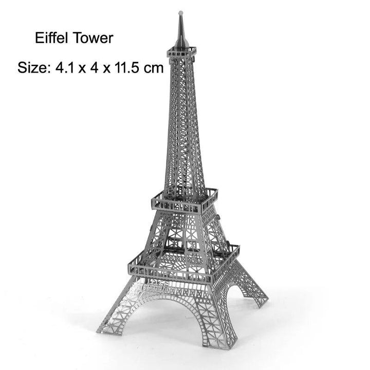 Lisslune | Global Landmark 3D Metal Puzzle Set: Construct and Explore Iconic Structures