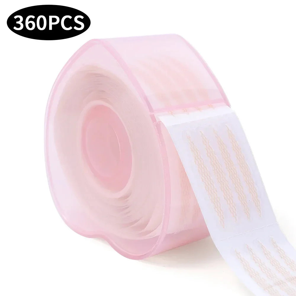 Rynx | Lace mesh invisible double eyelid tape stickers 360/600PCS self-adhesive eyelid tape stickers S/L makeup beige eyelid lift tools