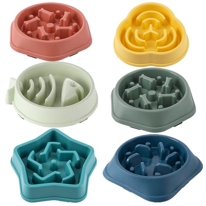 Lisslune | MILO SLOWFEEDER – Anti-Snarf Bowl for Healthy Food Intake for Dogs & Cats