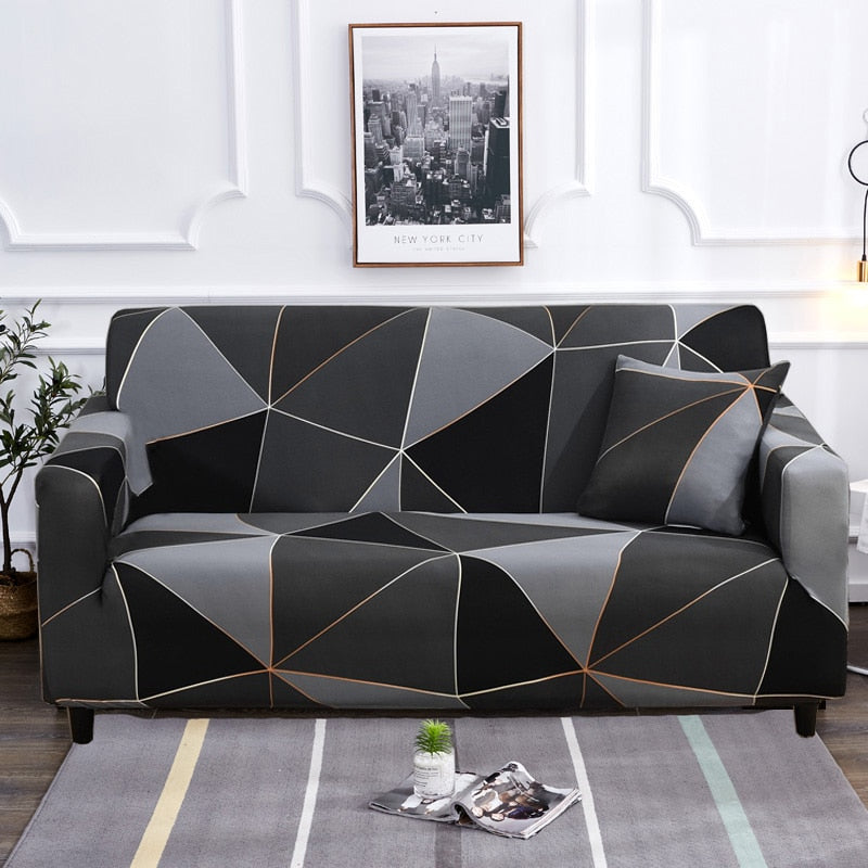 Lisslune | Modern Non-slip Colorful Elastic Sofa Cover