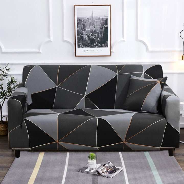 Lisslune | Modern Non-slip Colorful Elastic Sofa Cover