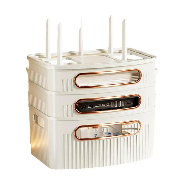 Lisslune | Dustproof Decorative Router Storage Box Organizer