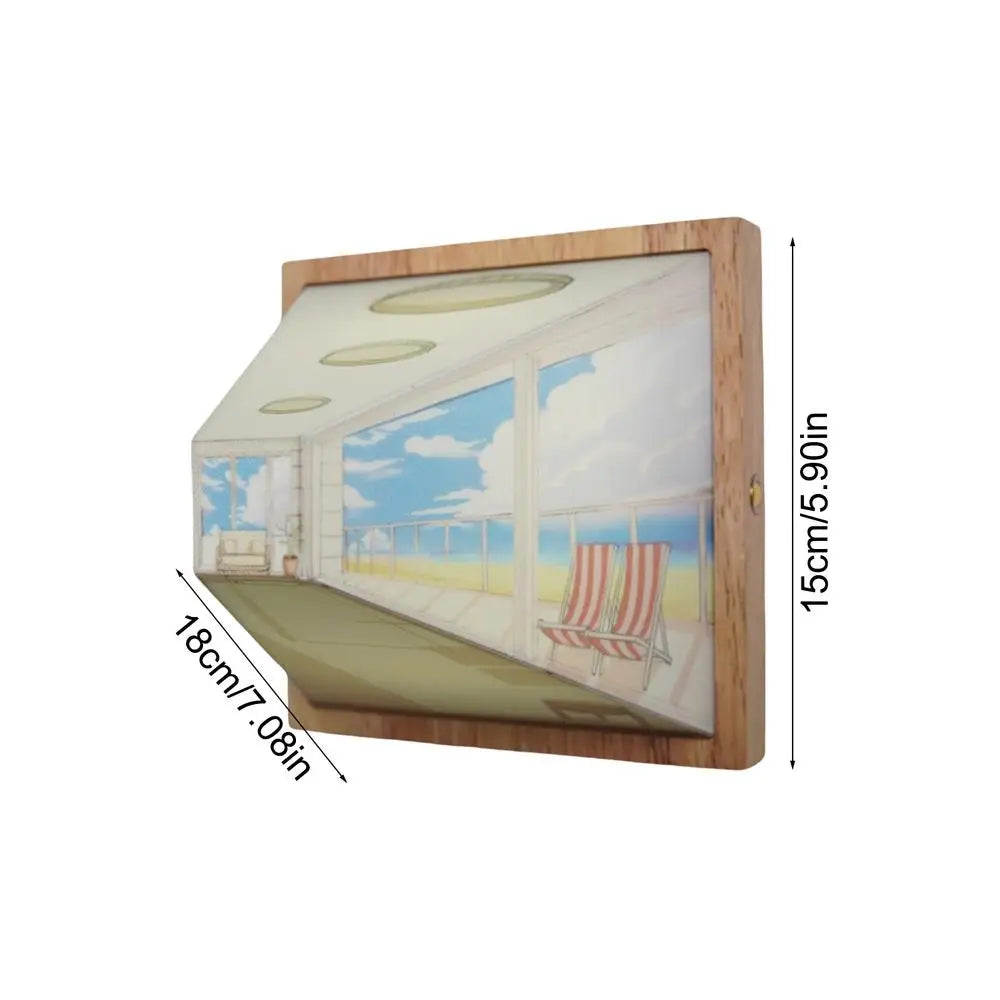 Lisslune | 3D Vision Play Wall Lamp Art