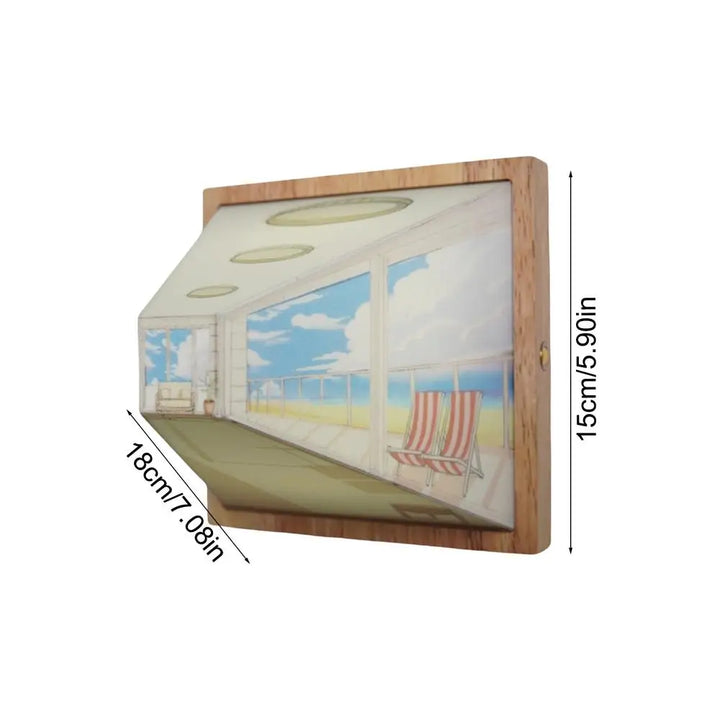 Lisslune | 3D Vision Play Wall Lamp Art