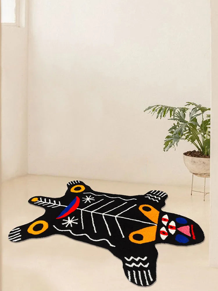 Rynx | Art Abstract Tiger Rug Comfortable Refreshing Bedroom Rug Large Area Living Room Decorative Rugs Entrance Rugs Tapis carpet