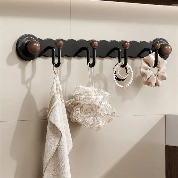 Rynx | Backdoor Wall Coat Hook Suction Cup Style Bedroom Relaxation Space Vestibule Shot-Free Wall-Mounted Coat Storage Hook