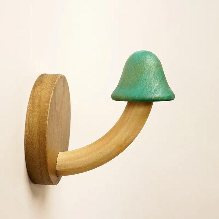 Lisslune | Mystic Mushroom Wooden Wall Clothes Hanger