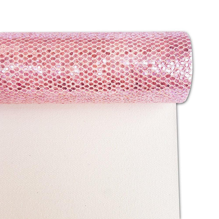 Lisslune | Golden Glitter Painted Woven Fabric Roll - Ignite Your Artistic Inspiration