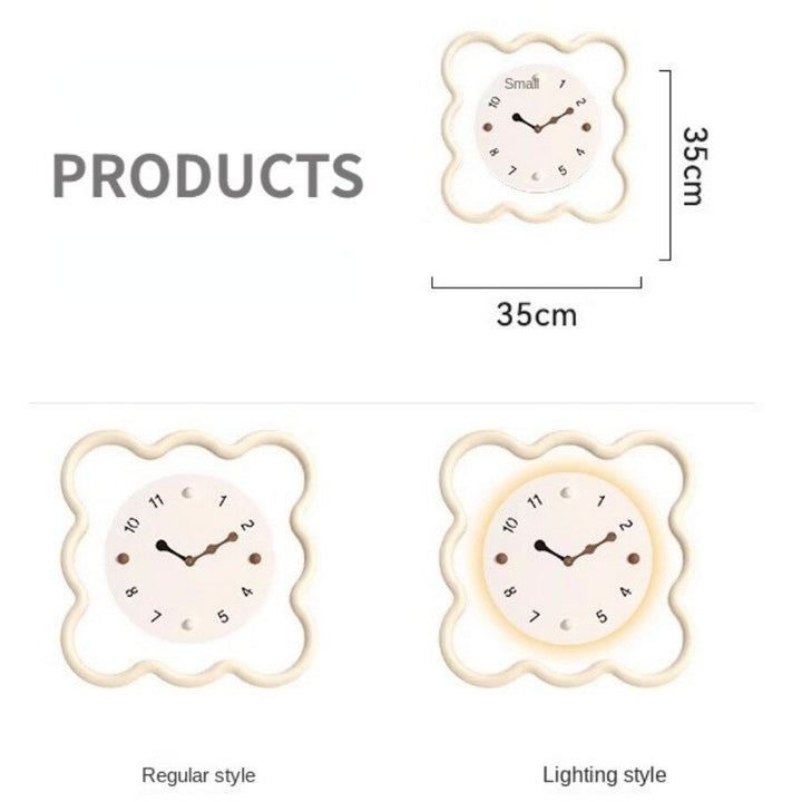 Lisslune | Sleepy Cloud Silent Wall Clock