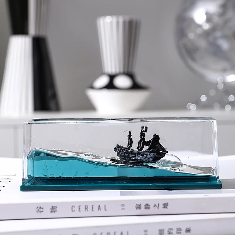 Lisslune | Cruise Ship Drift Glass Bottle