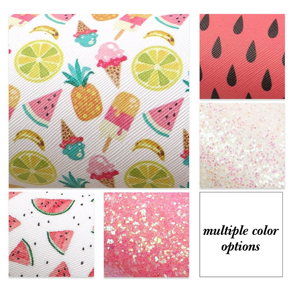 Lisslune | Elegant fish scale dot faux leather craft kit for creative projects