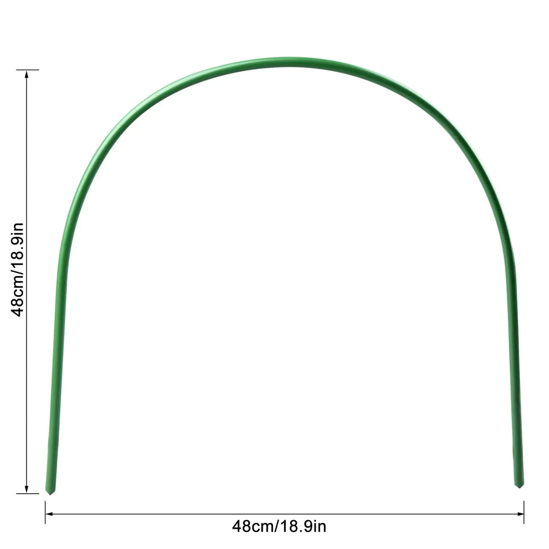 Rynx | Greenhouse Arch Plant Supports Grapevines Climbing Plastic Coated Steel Tube Arch Rack Vegetable Growth Garden Accessories