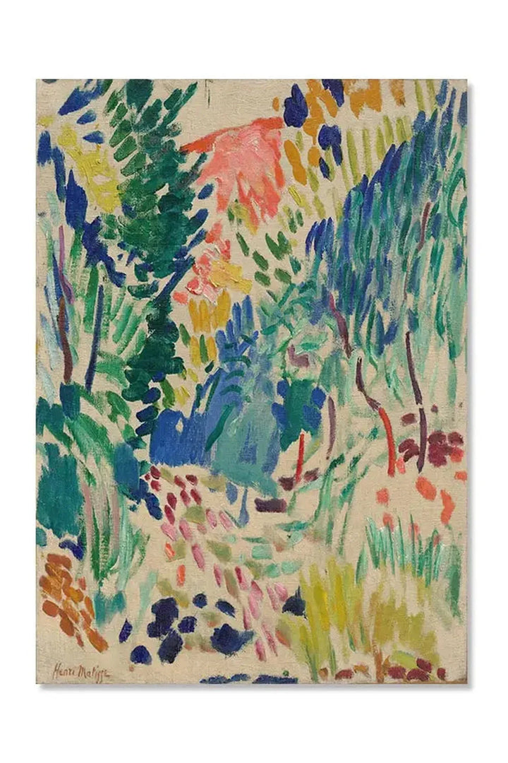 Lisslune | Aesthetic Matisse Retro Canvas Poster
