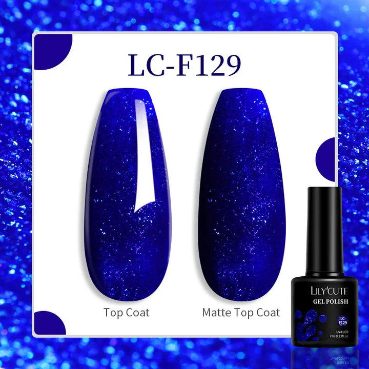Rynx |7ML Snowlight Cat Magnetic Gel Nail Polish Grow-In-Dark Reflection Glitter Laser Semi-Permanent Soak Off UV Gel Nail Polish
