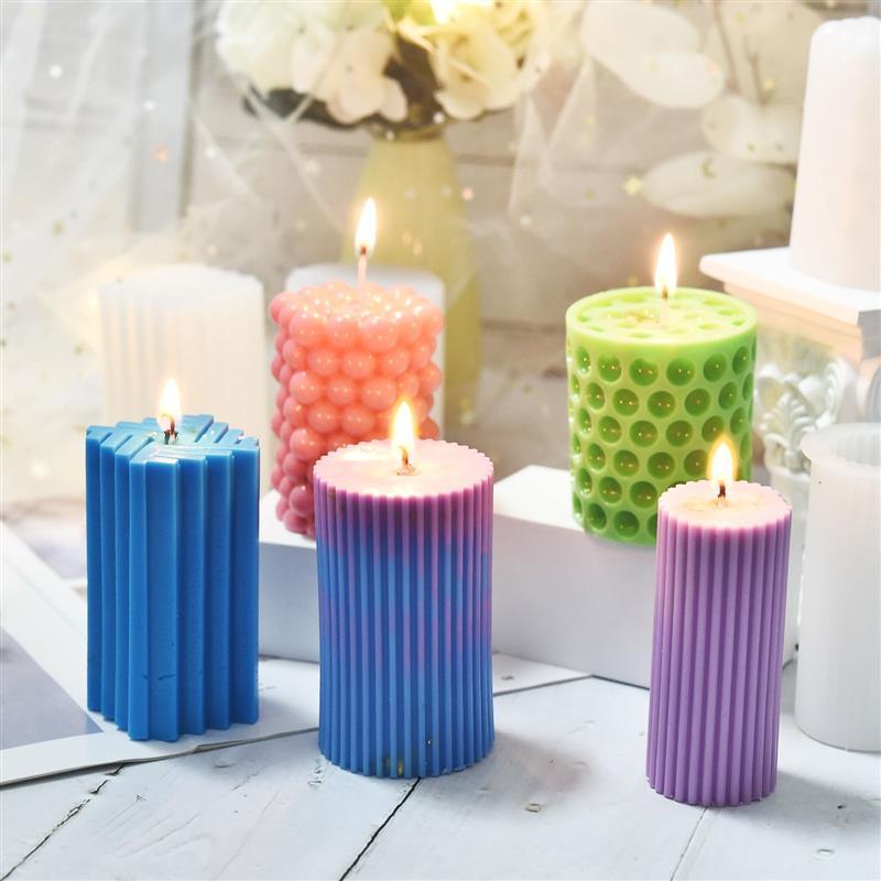 Lisslune | Candle Making Masterpiece: Roman Style Silicone Mold Set for Creative Artistry