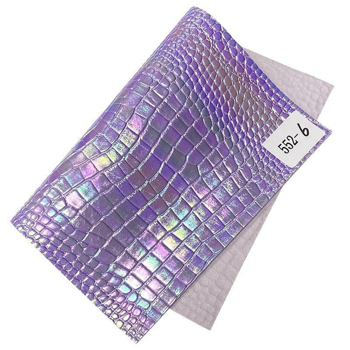 Lisslune | Lively Metallic Crocodile Texture Synthetic Leather Craft Kit