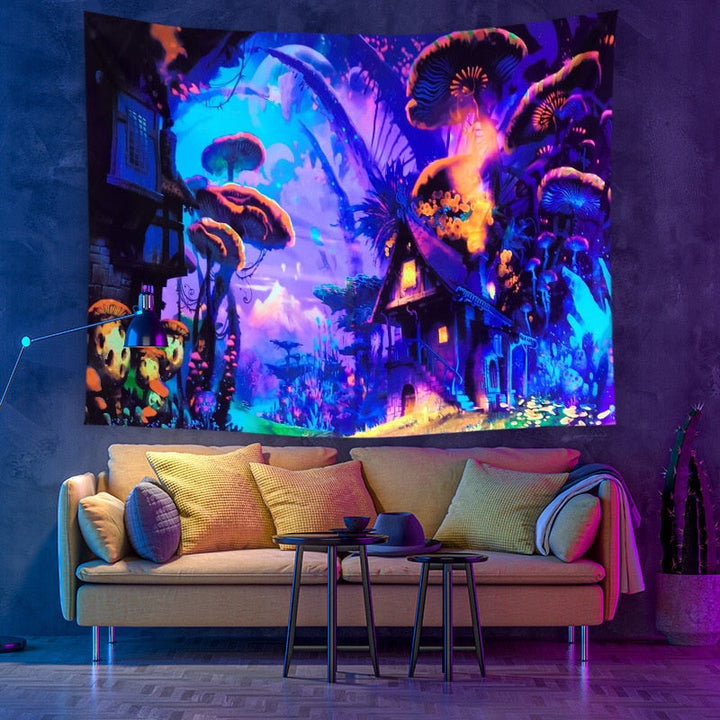 Lisslune | Colorful Glowing Luminous Tapestry