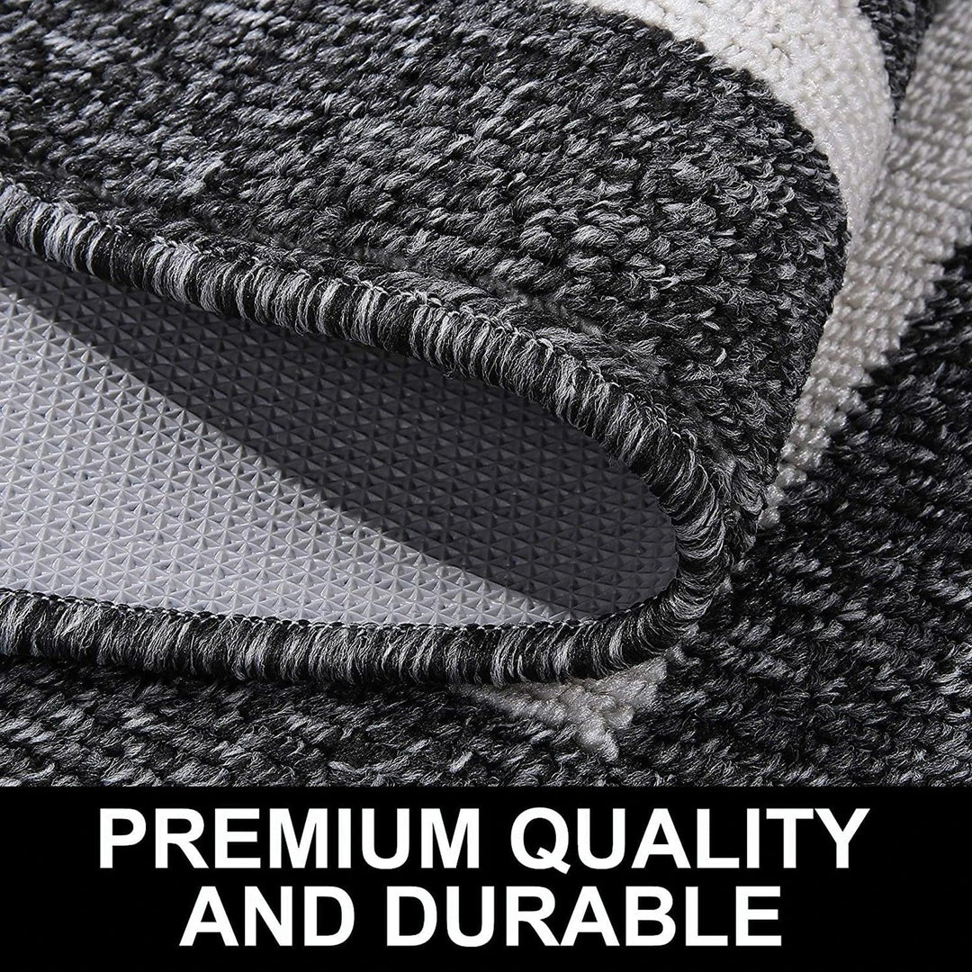Lisslune | Luxurious non-slip microfiber welcome mat: Chic moisture-absorbing rug for entrances
