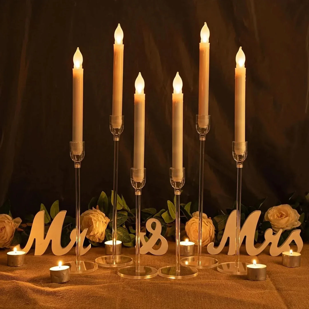 Lisslune | LumenAcry Acrylic Candle Holder Set (3-piece)
