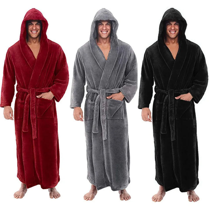 Lisslune | HoodedChill – Cozy Bathrobe for Men