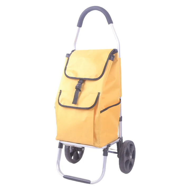 Lisslune | Foldable Aluminium Shopping Trolley – CarryEase