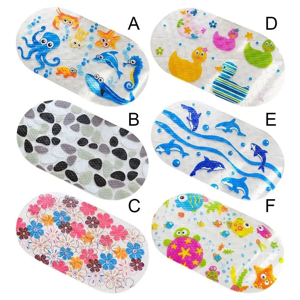 Lisslune | Non-slip bathtub mat with child-friendly motifs