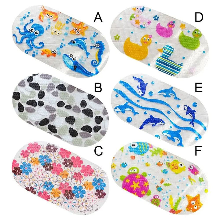 Lisslune | Non-slip bathtub mat with child-friendly motifs