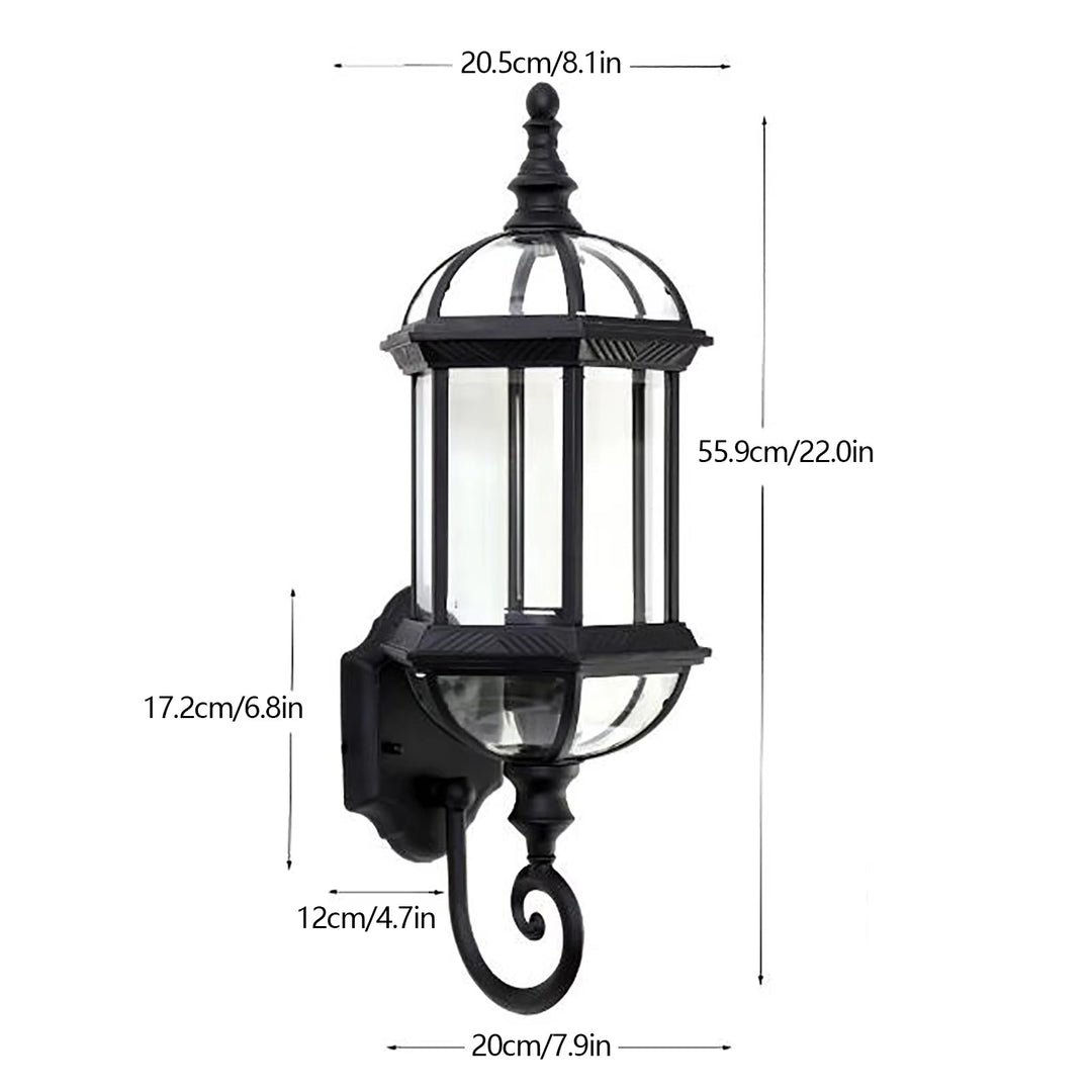 Lisslune | TimberGlow - Vintage Outdoor Wall Lamp