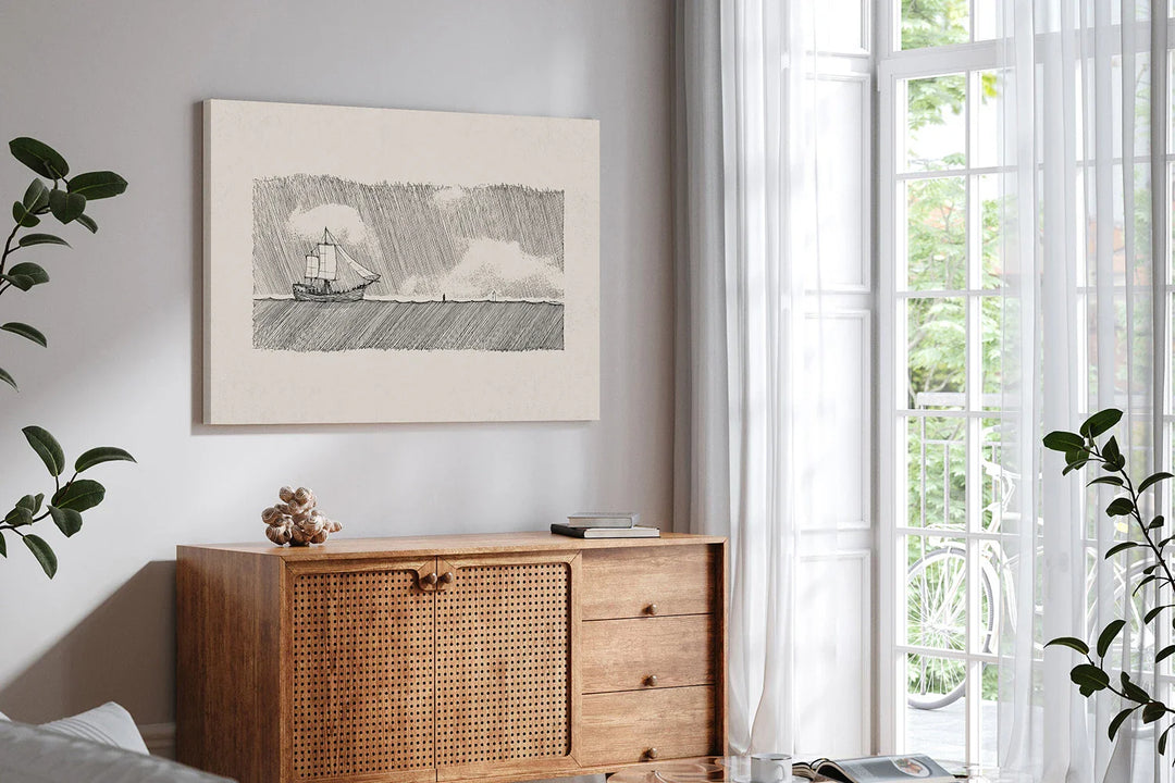 Lisslune | Walking Canvas Poster