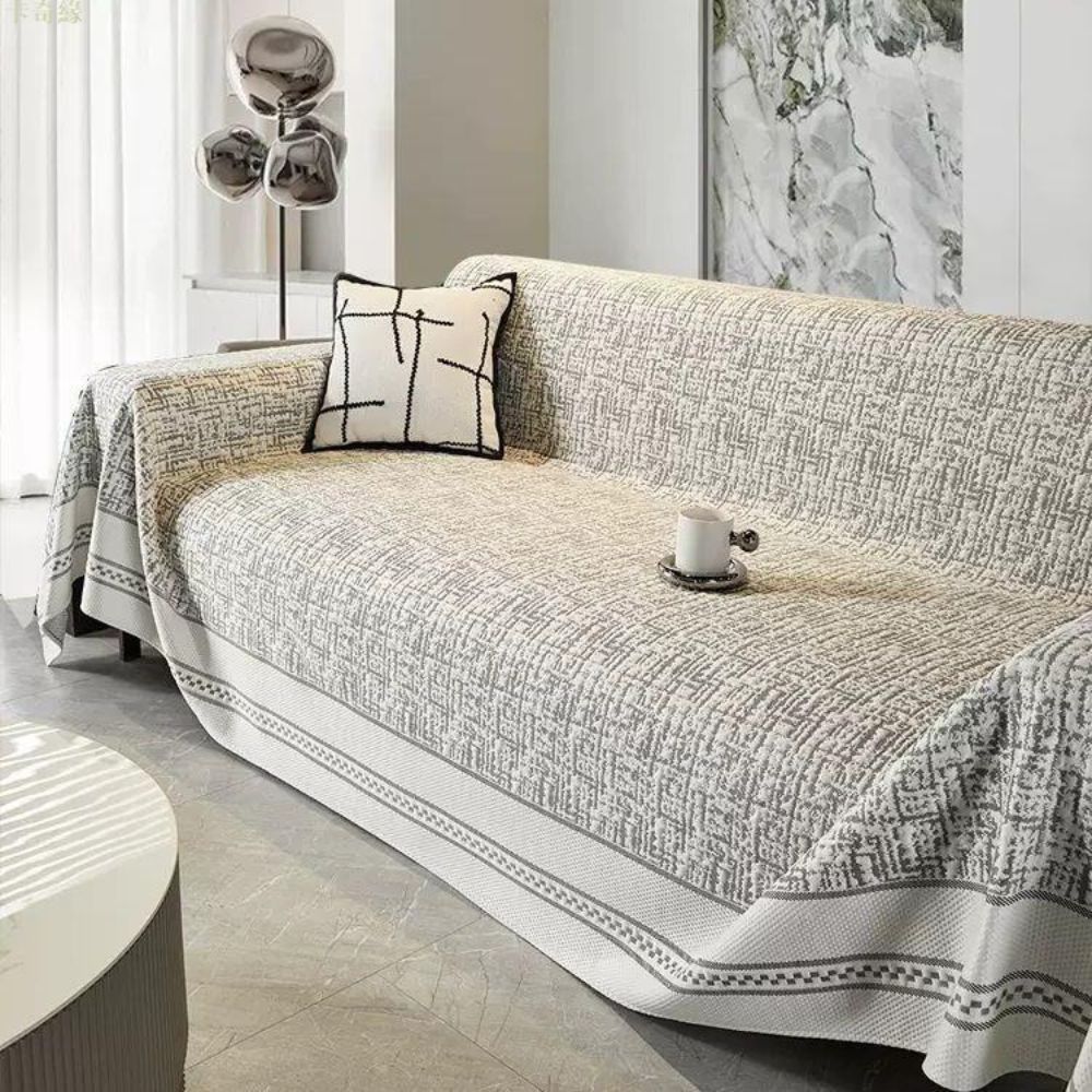 Lisslune | Sahara Sketch Chenille Sofa Cover