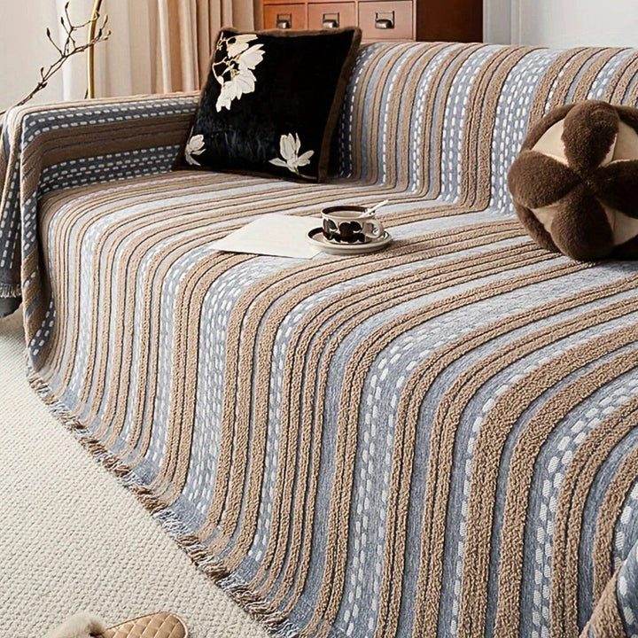 Lisslune | Sahara Style Plush Boho Sofa Cover Blanket