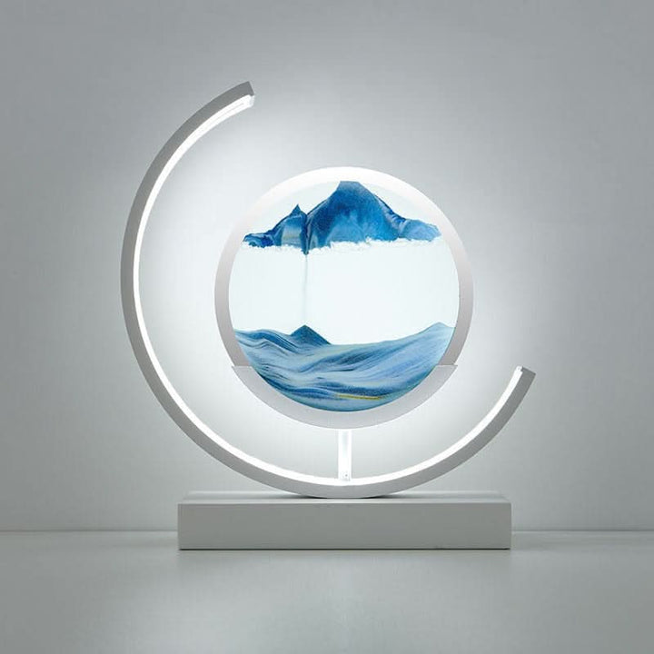 Lisslune | LED Sand Art Desk Lamp – Soothing Motion Light
