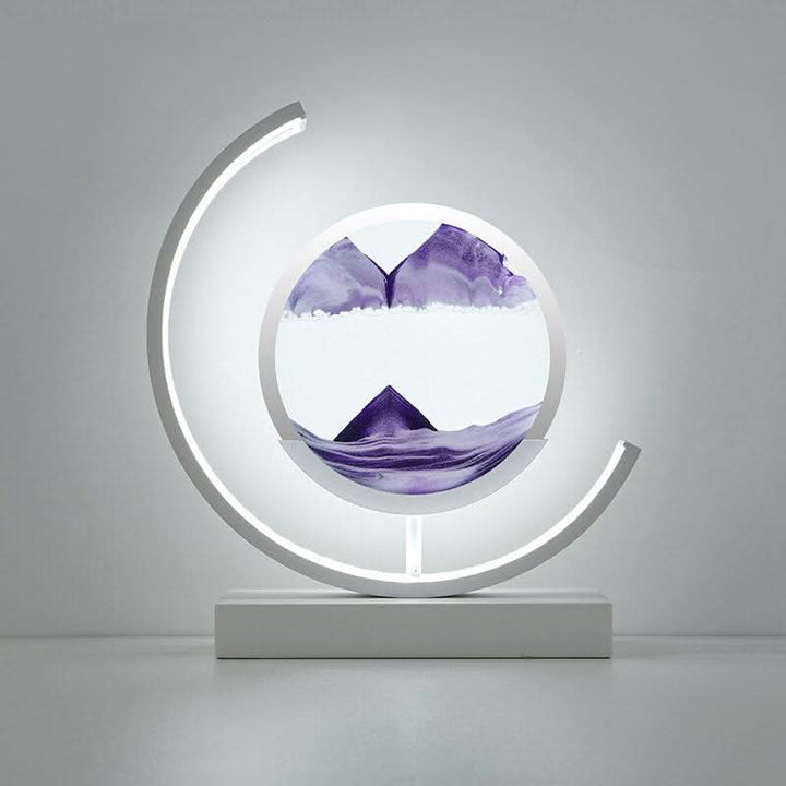 Lisslune | LED Sand Art Desk Lamp – Soothing Motion Light