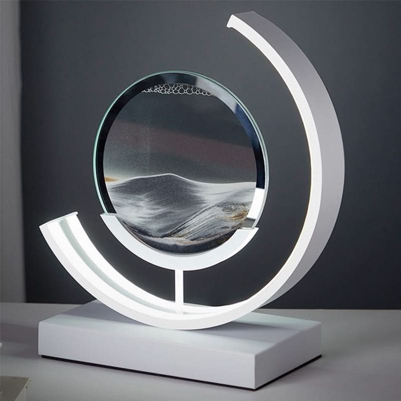 Lisslune | LED Sand Art Desk Lamp – Soothing Motion Light