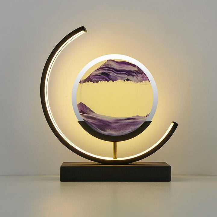 Lisslune | LED Sand Art Desk Lamp – Soothing Motion Light