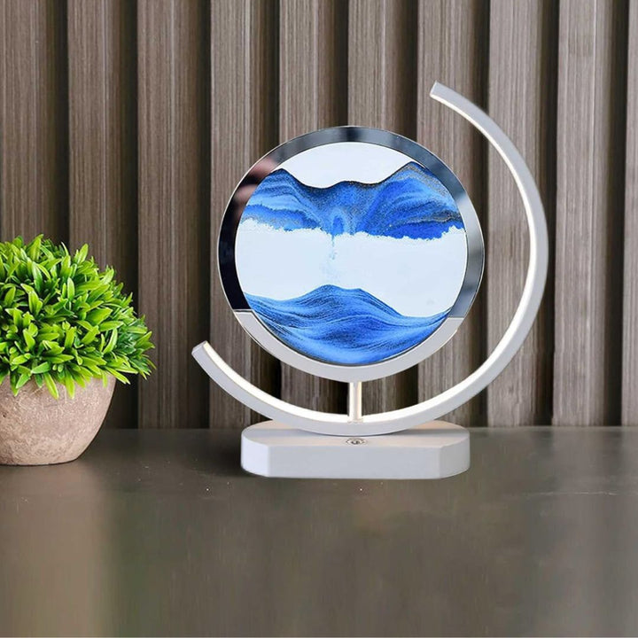 Lisslune | Deep Sea Sandscapes: Illuminated Sand Art for Serene Home Decor