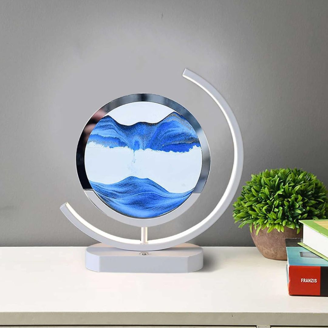 Lisslune | Deep Sea Sandscapes: Illuminated Sand Art for Serene Home Decor