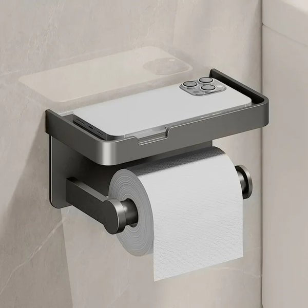 Lisslune | Saniflex Multifunctional Toilet Paper Holder – Modern Design and Practical Functionality