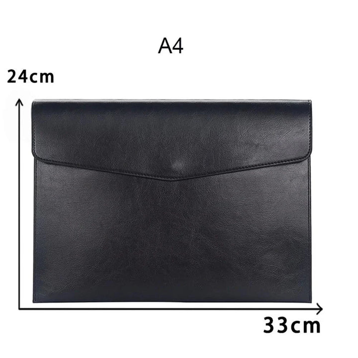 Lisslune | Elegant PU leather business portfolio with plenty of storage