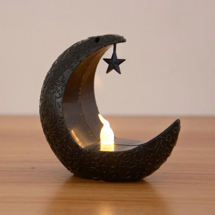 Rynx Eid Mubarak LED Candle Light Moon Star Ornaments 2024 Ramadan Kareem Home Decoration Eid Al Adha Gift Festival Party Supplies