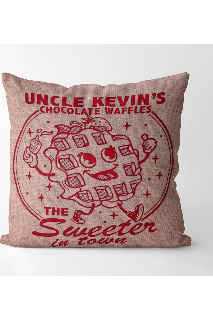 Lisslune | Pink square decorative pillowcase
